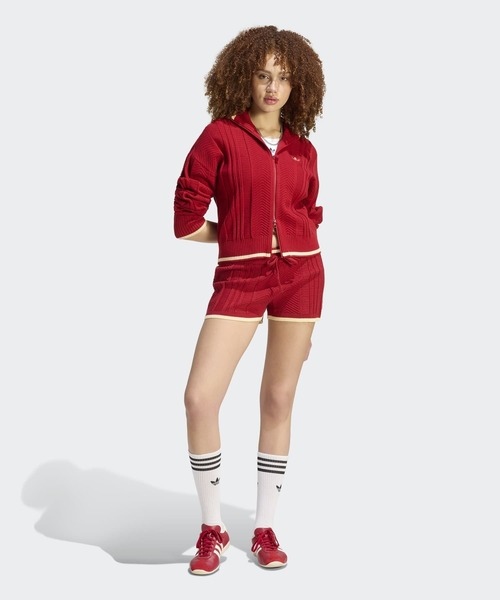 adidas(アディダス)の「ファイヤーバード ケーブルニットトラックトップ / ジャージ / トラックジャケット / アディダスオリジナルス adidas Originals(ジャージ・レディース・ライトイエロー/レッド/ブルー・MEDIUM/XX-LARGE/SMALL/LARGE/X-SMALL/X-LARGE)」の17枚目の写真