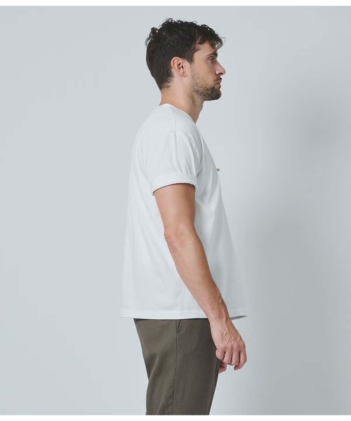 junhashimoto（ジュンハシモト）の「ZIP POCKET TEE（Tシャツ/カットソー・メンズ・グリーン・3）」の5枚目の写真