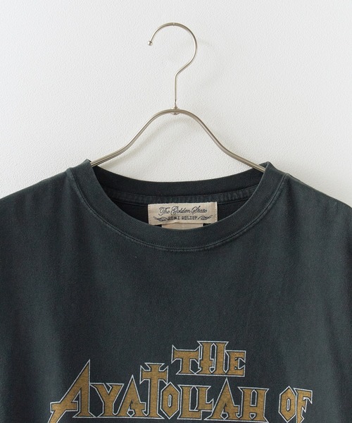 REMI RELIEF（レミレリーフ）の「REMI RELIEF/ HARD SP加工20/天竺BIGサイズT(AYATOKKATH OF ROCKN ROLL) /RN31393153（Tシャツ/カットソー・メンズ・ブラック/ホワイト・M/L）」の5枚目の写真