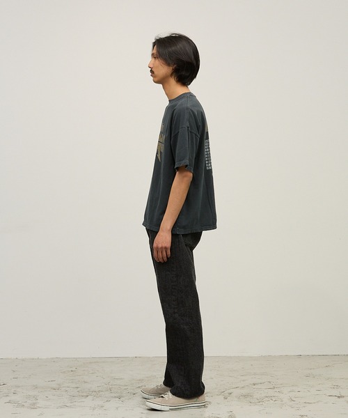 REMI RELIEF（レミレリーフ）の「REMI RELIEF/ HARD SP加工20/天竺BIGサイズT(AYATOKKATH OF ROCKN ROLL) /RN31393153（Tシャツ/カットソー・メンズ・ブラック/ホワイト・M/L）」の14枚目の写真