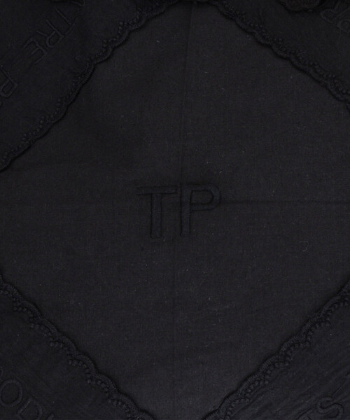 THEATRE PRODUCTS（シアタープロダクツ）の「THEATRE PRODUCTS/シアタープロダクツ コットンレース トートバッグ（トートバッグ・レディース・ブラック/ホワイト・ONE SIZE）」の7枚目の写真