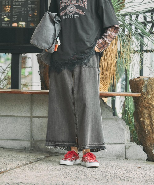 niko and...（ニコアンド）の「フレアジャンプワンピース　[NKJ 2026AW]（ジャンパースカート・レディース・ベージュ/チャコール/ブルー・FREE）」の10枚目の写真