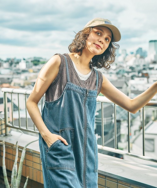 niko and...（ニコアンド）の「フレアジャンプワンピース　[NKJ 2026AW]（ジャンパースカート・レディース・ベージュ/チャコール/ブルー・FREE）」の21枚目の写真