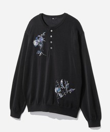 シシュウヘンリーネックニット(HARE)