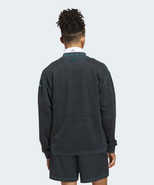 adidas(アディダス)の「EQT クオータージップ【adidas Golf/アディダスゴルフ】(スウェット・メンズ・ブラック・XX-LARGE/LARGE/MEDIUM/SMALL/X-LARGE/X-SMALL)」の2枚目の写真