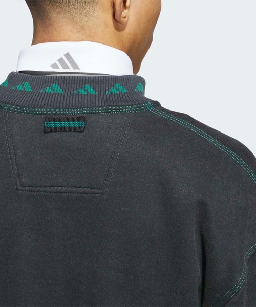 adidas(アディダス)の「EQT クオータージップ【adidas Golf/アディダスゴルフ】(スウェット・メンズ・ブラック・XX-LARGE/LARGE/MEDIUM/SMALL/X-LARGE/X-SMALL)」の5枚目の写真