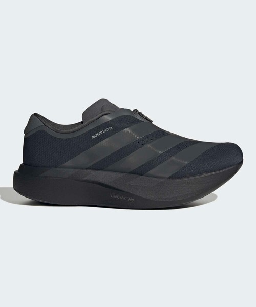 adidas(アディダス)の「アディゼロ EVO SL ジップ LIGHTSTRIKEPRO ランニング / Adizero EVO SL Zip LIGHTSTRIKEPRO Running / ランニングシューズ / アディダス adidas(スニーカー・メンズ・ブラック・24.5cm/25.0cm/25.5cm/26.0cm/26.5cm/27.0cm/27.5cm/28.0cm/28.5cm/29.0cm)」の1枚目の写真