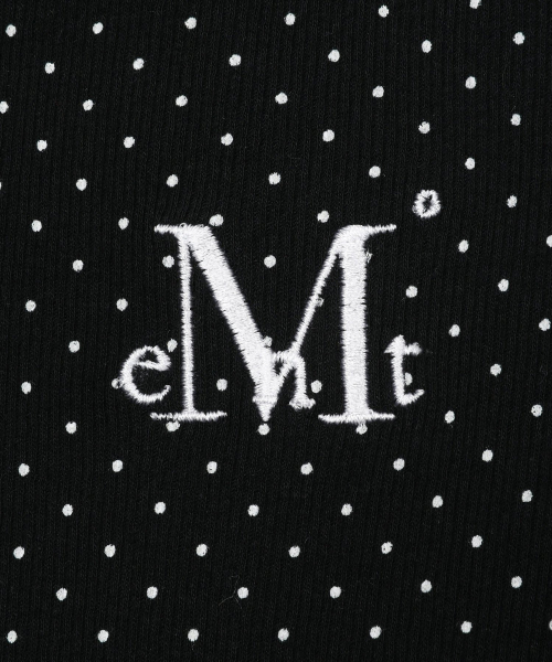 MUCENT(ムセント)の「ポイトドットミディスリムフィット半袖Tシャツ(2カラー)(Tシャツ/カットソー・レディース・ホワイト/ブラック・FREE)」の3枚目の写真