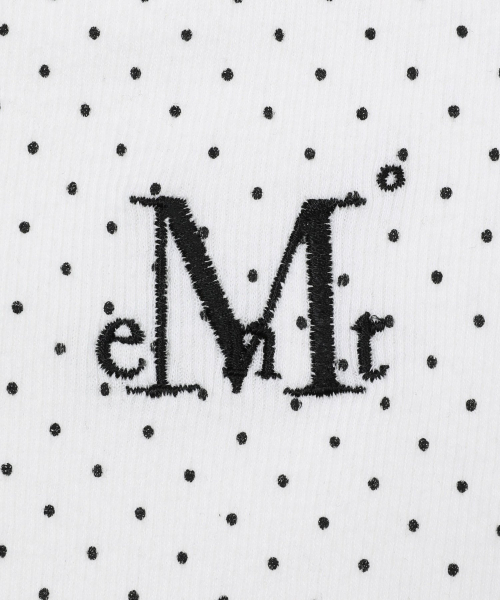 MUCENT(ムセント)の「ポイトドットミディスリムフィット半袖Tシャツ(2カラー)(Tシャツ/カットソー・レディース・ホワイト/ブラック・FREE)」の7枚目の写真