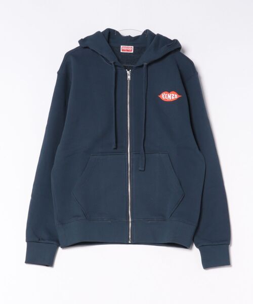 KENZO(ケンゾー)の「KENZO LOVES CLASSIC ZIP UP HOODIE(パーカー・メンズ・ブルー系その他・X-SMALL/LARGE/XX-LARGE/X-LARGE/SMALL)」の1枚目の写真