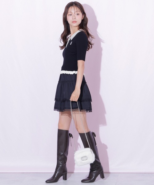 JILL by JILL STUART(ジルバイジルスチュアート)の「バックリボンロングブーツ(ブーツ・レディース・ブラウン/ブラック・SMALL/MEDIUM/LARGE)」の19枚目の写真