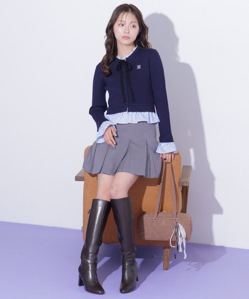 JILL by JILL STUART(ジルバイジルスチュアート)の「バックリボンロングブーツ(ブーツ・レディース・ブラウン/ブラック・SMALL/MEDIUM/LARGE)」の12枚目の写真