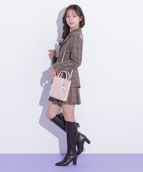 JILL by JILL STUART(ジルバイジルスチュアート)の「バックリボンロングブーツ(ブーツ・レディース・ブラウン/ブラック・SMALL/MEDIUM/LARGE)」の8枚目の写真
