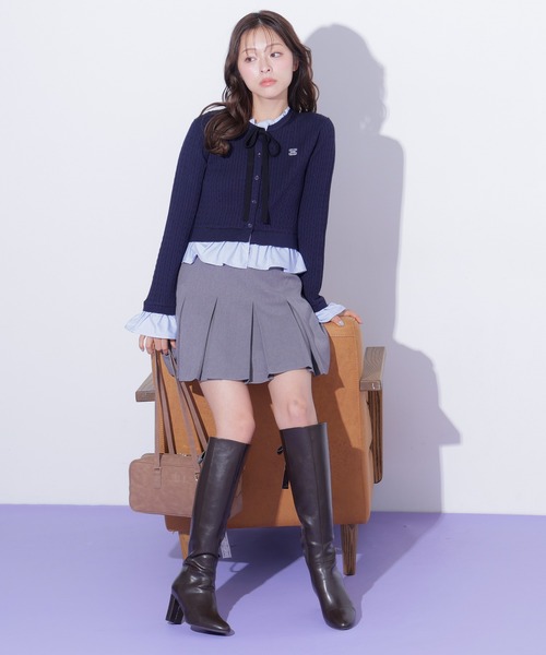 JILL by JILL STUART(ジルバイジルスチュアート)の「バックリボンロングブーツ(ブーツ・レディース・ブラウン/ブラック・SMALL/MEDIUM/LARGE)」の11枚目の写真
