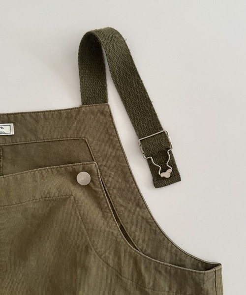 CANAL JEAN（キャナルジーン）の「Lakey Park　ヴィンテージコットンサロペット（サロペット/オーバーオール・レディース・カーキ・ONE SIZE）」の16枚目の写真