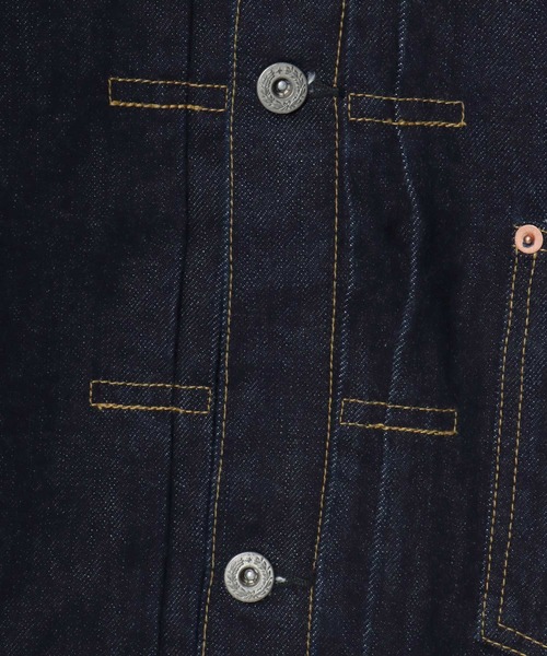 HOUSTON(ヒューストン)の「HOUSTON/ヒューストン WW2 Denim Jacket T-Back/オーバーサイズ デニムジャケット/大戦モデル/Gジャン/レディース メンズ(デニムジャケット・メンズ・ワンウォッシュ・M/XL/L)」の8枚目の写真