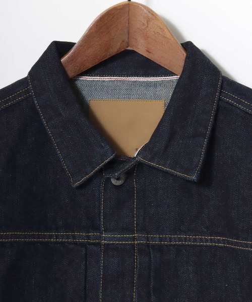 HOUSTON(ヒューストン)の「HOUSTON/ヒューストン WW2 Denim Jacket T-Back/オーバーサイズ デニムジャケット/大戦モデル/Gジャン/レディース メンズ(デニムジャケット・メンズ・ワンウォッシュ・M/XL/L)」の5枚目の写真