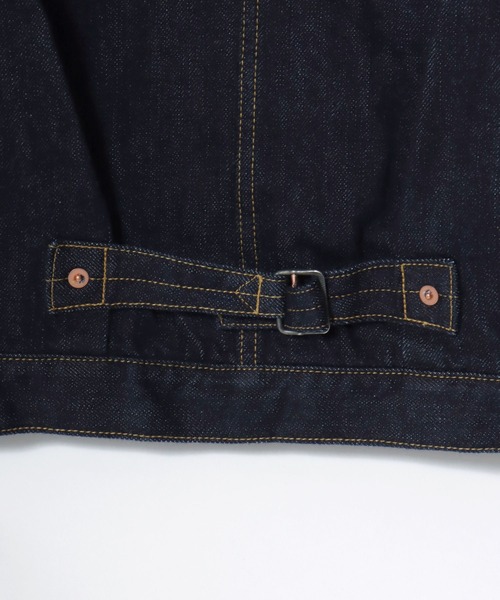 HOUSTON(ヒューストン)の「HOUSTON/ヒューストン WW2 Denim Jacket T-Back/オーバーサイズ デニムジャケット/大戦モデル/Gジャン/レディース メンズ(デニムジャケット・メンズ・ワンウォッシュ・M/XL/L)」の12枚目の写真