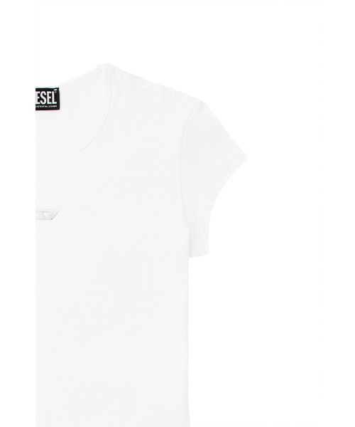 DIESEL（ディーゼル）の「ウィメンズ Tシャツ T-ANGIE-OUT（Tシャツ/カットソー・レディース・ブラック/ホワイト・SMALL/MEDIUM/LARGE）」の5枚目の写真