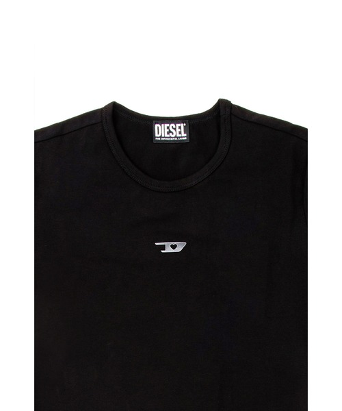 DIESEL（ディーゼル）の「ウィメンズ Tシャツ T-ANGIE-OUT（Tシャツ/カットソー・レディース・ブラック/ホワイト・SMALL/MEDIUM/LARGE）」の8枚目の写真