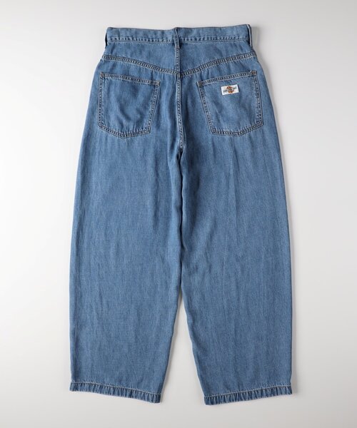 EDWIN(エドウィン)の「EDWIN 「SUNDAY JEANS」 バレルワイドデニムパンツ(吸湿/速乾)(デニムパンツ・メンズ・ライトブルー・02/03/04/05)」の4枚目の写真