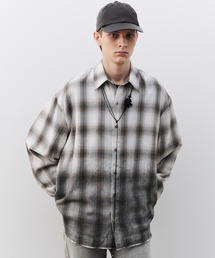 CASPER JOHN AIVER（キャスパージョンアイバー）の「AIVER　スプレー加工オンブレチェックシャツ（シャツ/ブラウス）」