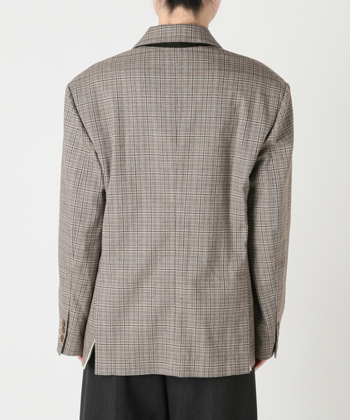 OUTDOOR PRODUCTS（アウトドアプロダクツ）の「ORDINARY CHECK DOUBLE JACKETセットアップ対応（テーラードジャケット・レディース・グレー・FREE）」の16枚目の写真