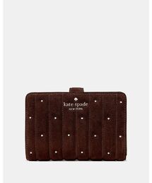 kate spade new york（ケイトスペード ニューヨーク）の「キルテッド スエード バイフォールド ウォレット（財布）」