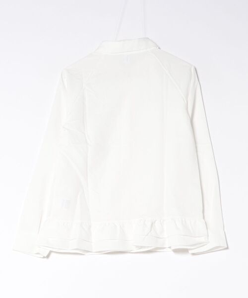 MAISON DE THERESE(メゾン ド テレーズ)の「フリルヘム 長袖ホワイトシャツ ブラウス(シャツ/ブラウス・レディース・White・M)」の2枚目の写真
