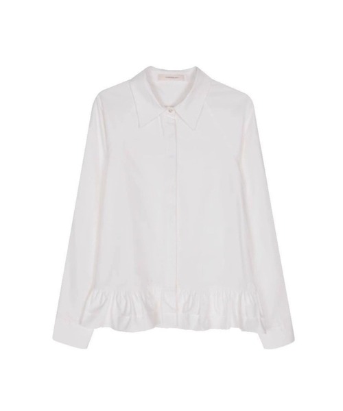 MAISON DE THERESE(メゾン ド テレーズ)の「フリルヘム 長袖ホワイトシャツ ブラウス(シャツ/ブラウス・レディース・White・M)」の17枚目の写真