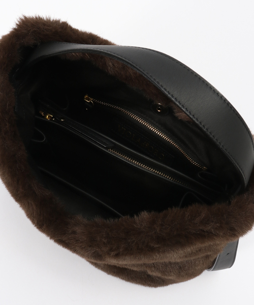 Spick & Span(スピックアンドスパン)の「VIOLAd’ORO / ヴィオラドーロ エコファーショルダー(ショルダーバッグ・レディース・ベージュ/ブラウン・FREE)」の12枚目の写真