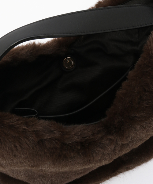 Spick & Span(スピックアンドスパン)の「VIOLAd’ORO / ヴィオラドーロ エコファーショルダー(ショルダーバッグ・レディース・ベージュ/ブラウン・FREE)」の14枚目の写真
