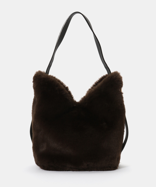 Spick & Span(スピックアンドスパン)の「VIOLAd’ORO / ヴィオラドーロ エコファーショルダー(ショルダーバッグ・レディース・ベージュ/ブラウン・FREE)」の18枚目の写真