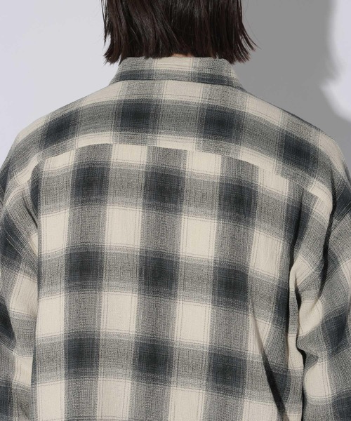 LAKOLE(ラコレ)の「ガーゼチェック長袖シャツ / 1057771(シャツ/ブラウス・メンズ・ブラウン/ホワイト・MEDIUM/LARGE)」の20枚目の写真