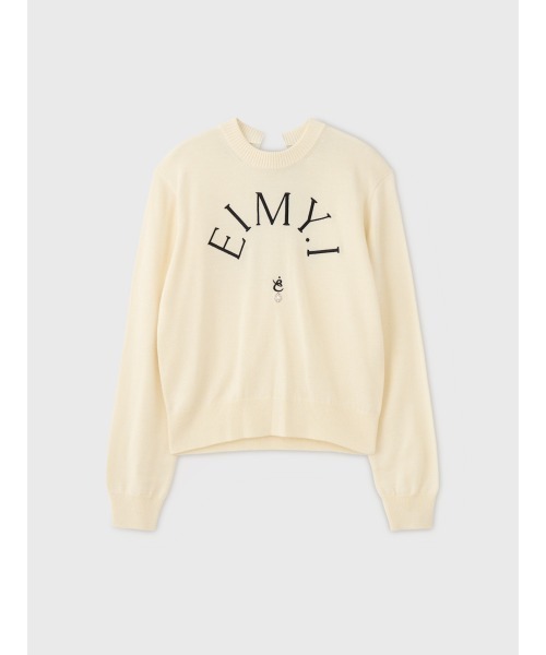 EIMY ISTOIRE(エイミーイストワール)の「EIMY LOGO KNIT TOPS(ニット/セーター・レディース・ホワイト系その他/ブラック/ホワイト/ドット/ピンク・FREE)」の12枚目の写真