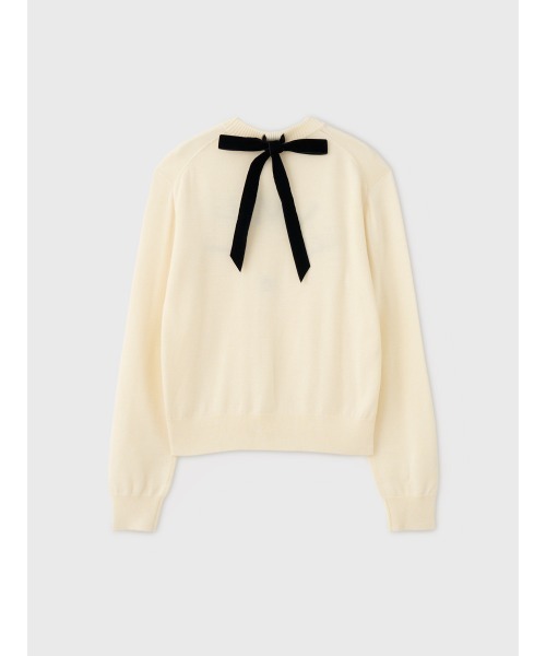 EIMY ISTOIRE(エイミーイストワール)の「EIMY LOGO KNIT TOPS(ニット/セーター・レディース・ホワイト系その他/ブラック/ホワイト/ドット/ピンク・FREE)」の13枚目の写真