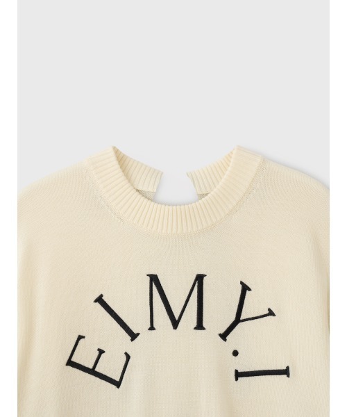 EIMY ISTOIRE(エイミーイストワール)の「EIMY LOGO KNIT TOPS(ニット/セーター・レディース・ホワイト系その他/ブラック/ホワイト/ドット/ピンク・FREE)」の14枚目の写真