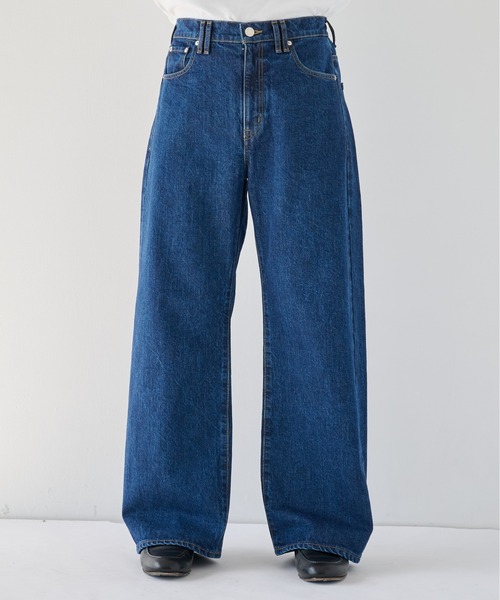 PUBLIC TOKYO（パブリックトウキョウ）の「【2026秋新作】 PUBLIC DENIM WIDE（デニムパンツ・メンズ・ブルー/ブラック/ダークインディゴブルー・1/2/3）」の8枚目の写真