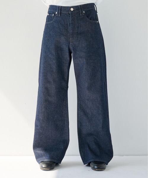 PUBLIC TOKYO（パブリックトウキョウ）の「【2026秋新作】 PUBLIC DENIM WIDE（デニムパンツ・メンズ・ブルー/ブラック/ダークインディゴブルー・1/2/3）」の16枚目の写真