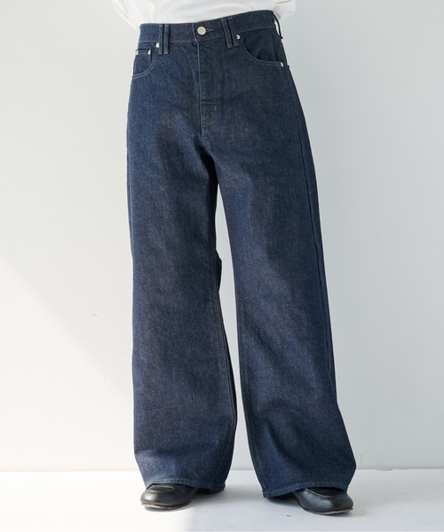 PUBLIC TOKYO（パブリックトウキョウ）の「【2026秋新作】 PUBLIC DENIM WIDE（デニムパンツ・メンズ・ブルー/ブラック/ダークインディゴブルー・1/2/3）」の11枚目の写真