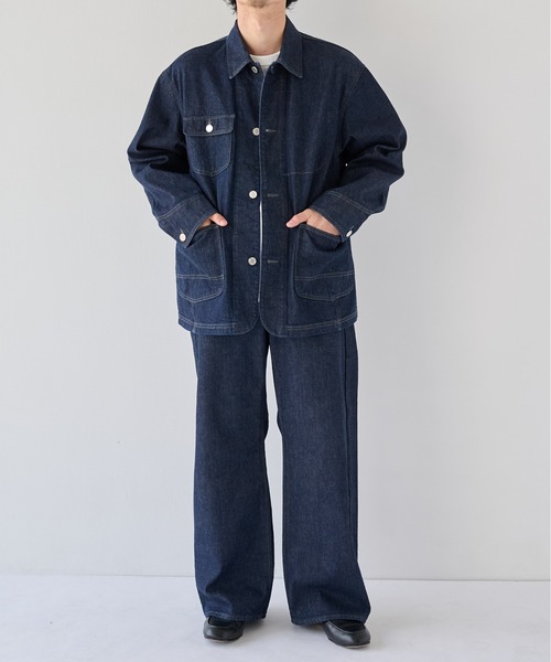 PUBLIC TOKYO（パブリックトウキョウ）の「【2026秋新作】 PUBLIC DENIM WIDE（デニムパンツ・メンズ・ブルー/ブラック/ダークインディゴブルー・1/2/3）」の13枚目の写真