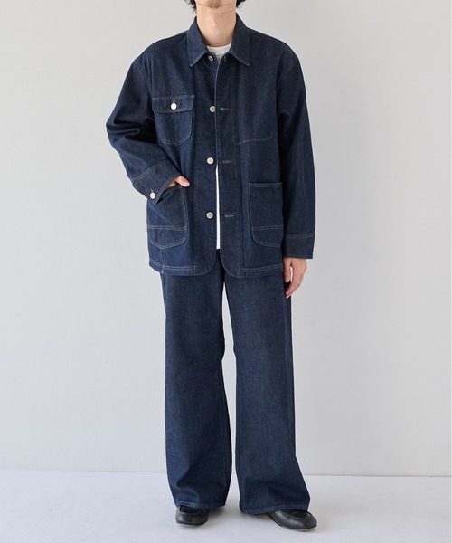PUBLIC TOKYO（パブリックトウキョウ）の「【2026秋新作】 PUBLIC DENIM WIDE（デニムパンツ・メンズ・ブルー/ブラック/ダークインディゴブルー・1/2/3）」の14枚目の写真