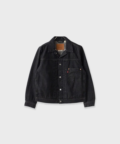 Levi's(リーバイス)の「LEVI'S/ TYPE I TRUCKER / 007X800000,A31740030LEVI'S/ TYPE I TRUCKER / 007X800000,A31740030 秋服 冬服(デニムジャケット・メンズ・ブラック・M)」の1枚目の写真