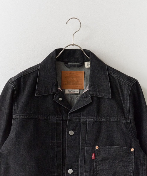 Levi's(リーバイス)の「LEVI'S/ TYPE I TRUCKER / 007X800000,A31740030LEVI'S/ TYPE I TRUCKER / 007X800000,A31740030 秋服 冬服(デニムジャケット・メンズ・ブラック・M)」の3枚目の写真