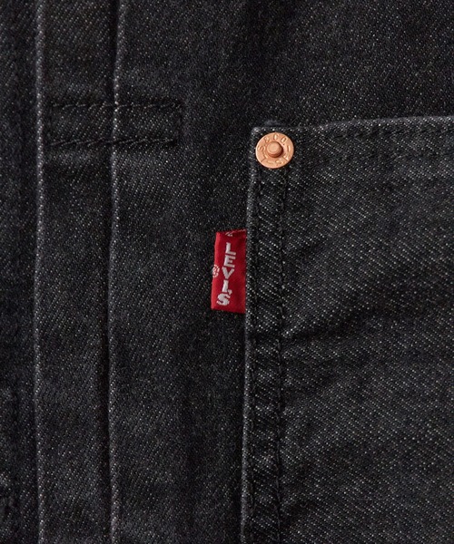 Levi's(リーバイス)の「LEVI'S/ TYPE I TRUCKER / 007X800000,A31740030LEVI'S/ TYPE I TRUCKER / 007X800000,A31740030 秋服 冬服(デニムジャケット・メンズ・ブラック・M)」の7枚目の写真