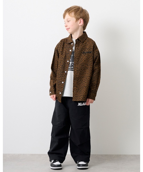 XLARGE KIDS(エクストララージキッズ)の「OG ワークシャツ(シャツ/ブラウス・キッズ・ブラウン/ライトブルー・110cm/90cm/140cm/120cm/130cm/100cm)」の9枚目の写真