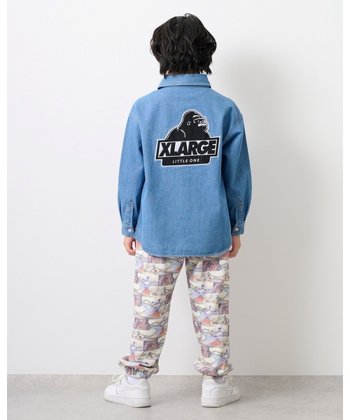 XLARGE KIDS(エクストララージキッズ)の「OG ワークシャツ(シャツ/ブラウス・キッズ・ブラウン/ライトブルー・110cm/90cm/140cm/120cm/130cm/100cm)」の13枚目の写真