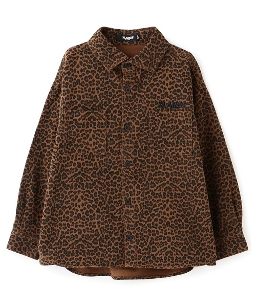XLARGE KIDS(エクストララージキッズ)の「OG ワークシャツ(シャツ/ブラウス・キッズ・ブラウン/ライトブルー・110cm/90cm/140cm/120cm/130cm/100cm)」の16枚目の写真