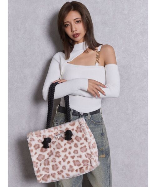 GYDA（ジェイダ）の「GYDAフェイクファーMトートBAG（トートバッグ・レディース・その他1/ブラック/その他2・FREE）」の10枚目の写真