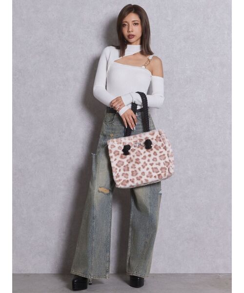GYDA（ジェイダ）の「GYDAフェイクファーMトートBAG（トートバッグ・レディース・その他1/ブラック/その他2・FREE）」の11枚目の写真